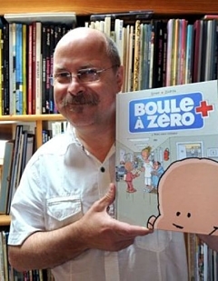 Serge Ernst et sa BD Boule à zéro - JPEG - 102 ko